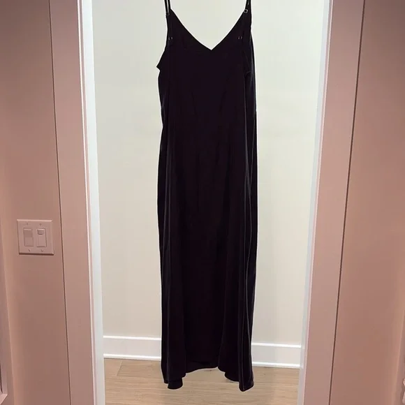 NWOT Jenni Kayne Rio Slip Dress in Black Sz L - Picture 5 of 8